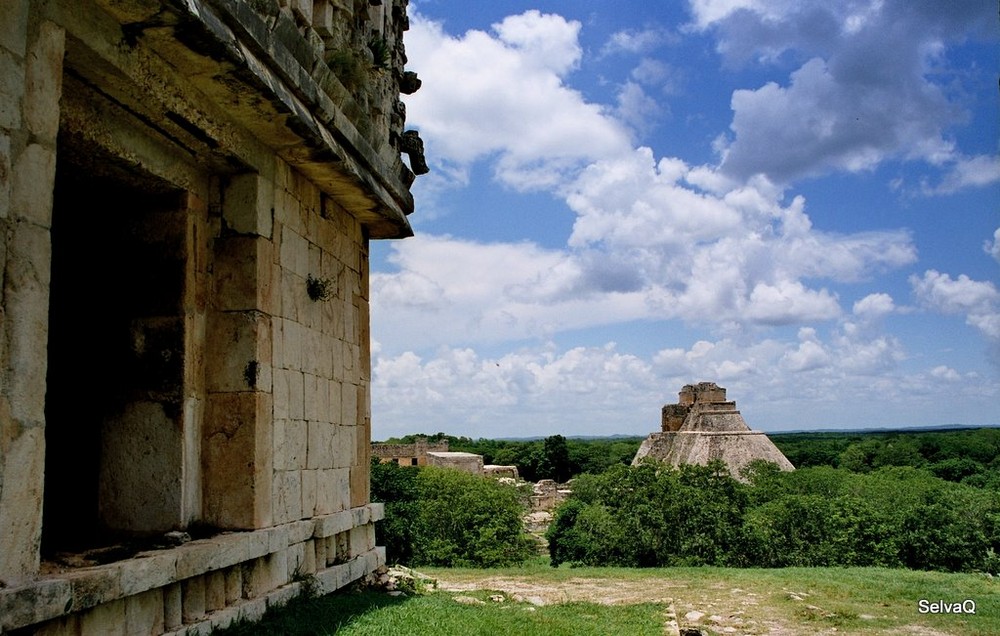 Pirámide Maya de Uxmal, Yucatán , México