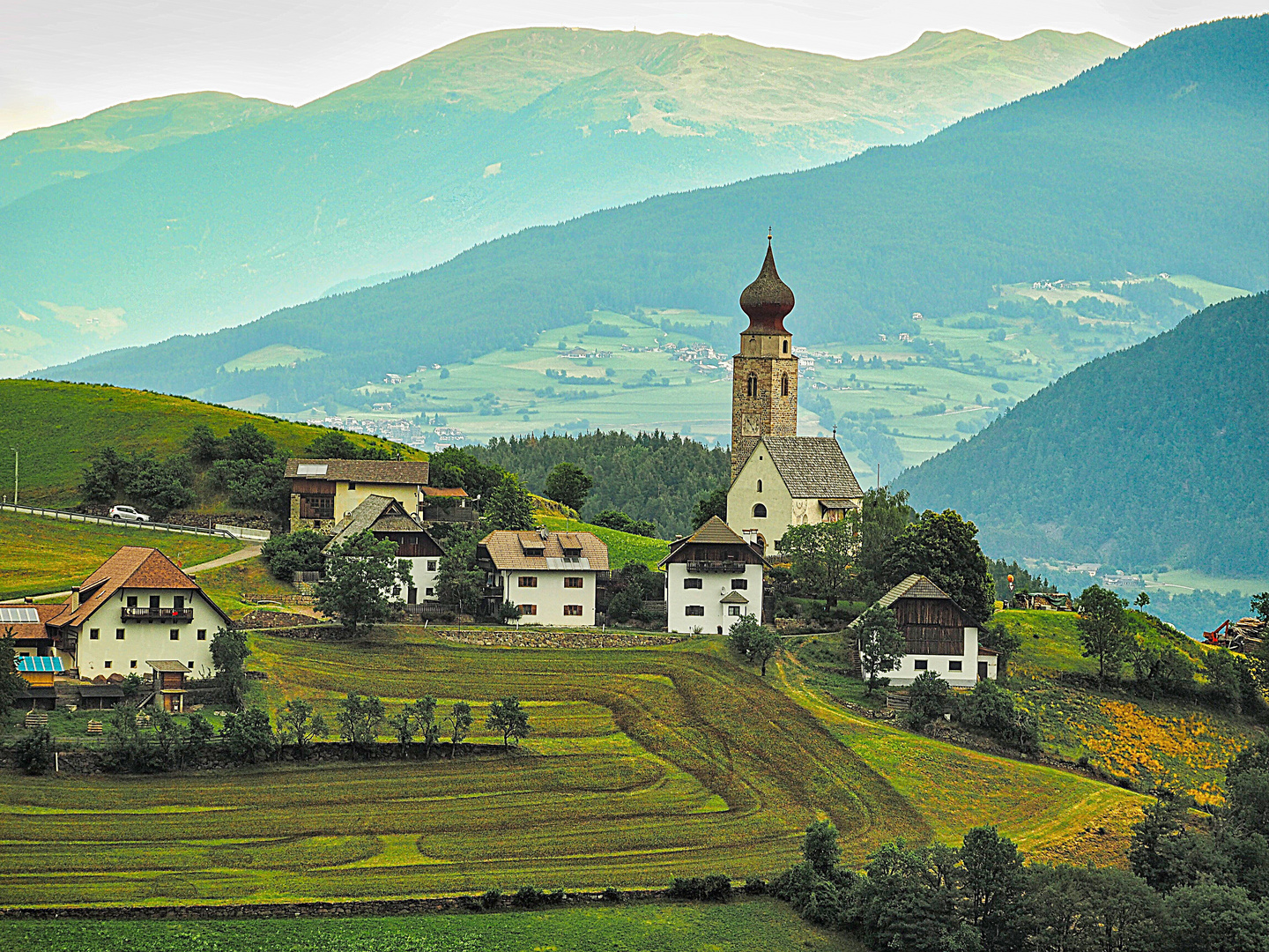 piramidi di terra - Blick zu St. Nikolaus