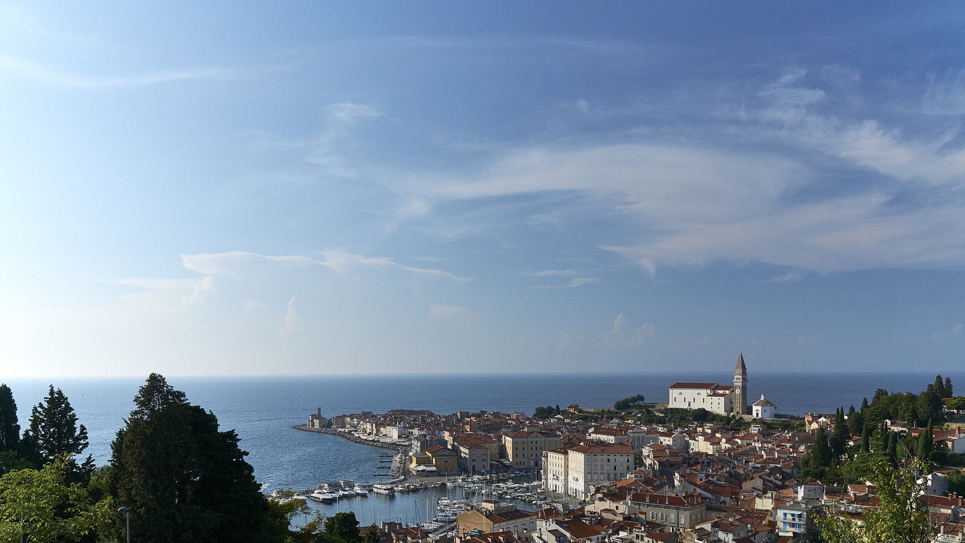 Piran in the evening