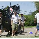 Piraten unterwegs mit der Schubkarre