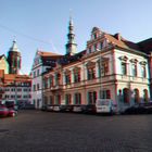 Pirna Rathaus Nord-West Ansicht mit Marienkirche 3D