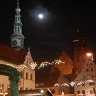 Pirnaer Weihnachstmarkt vor Kirche, Rathaus und Canalettohaus