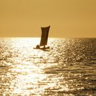 pirogue au coucher de soleil (ifaty) madagascar