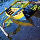 Pirogue sur Lac Bratan