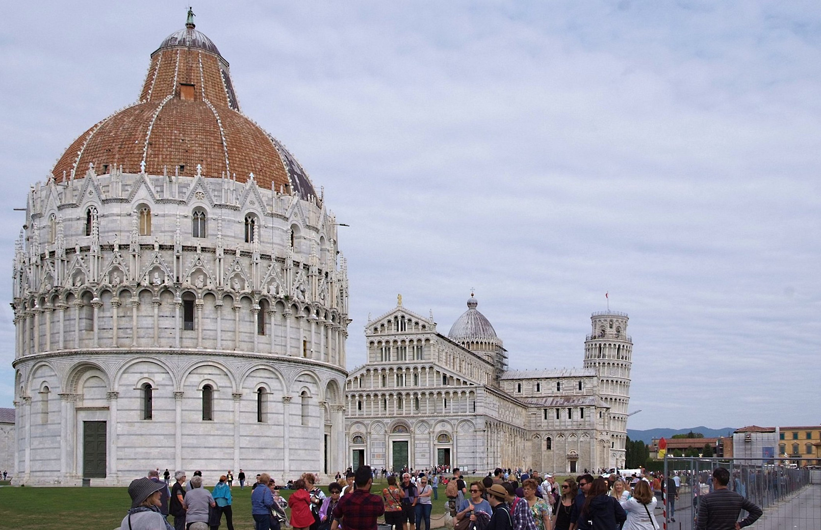 Pisa-Baptisterium,Dom,schieferTurm