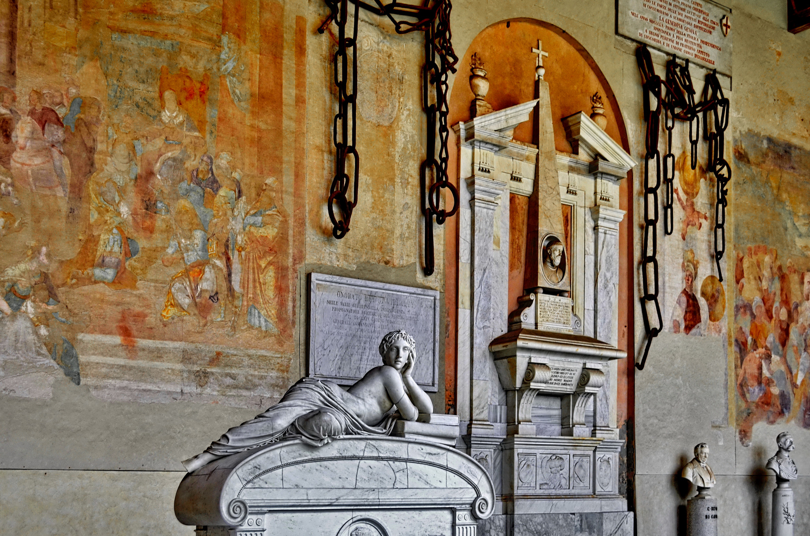 Pisa: Camposanto Monumentale mit spätantiken Sarkophagen