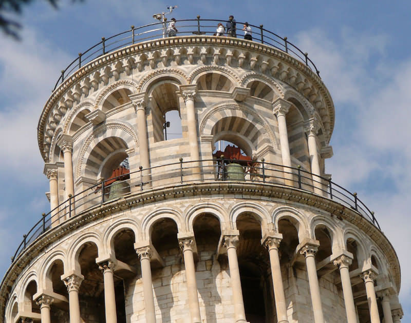 Pisa - der schiefe Turm - Details