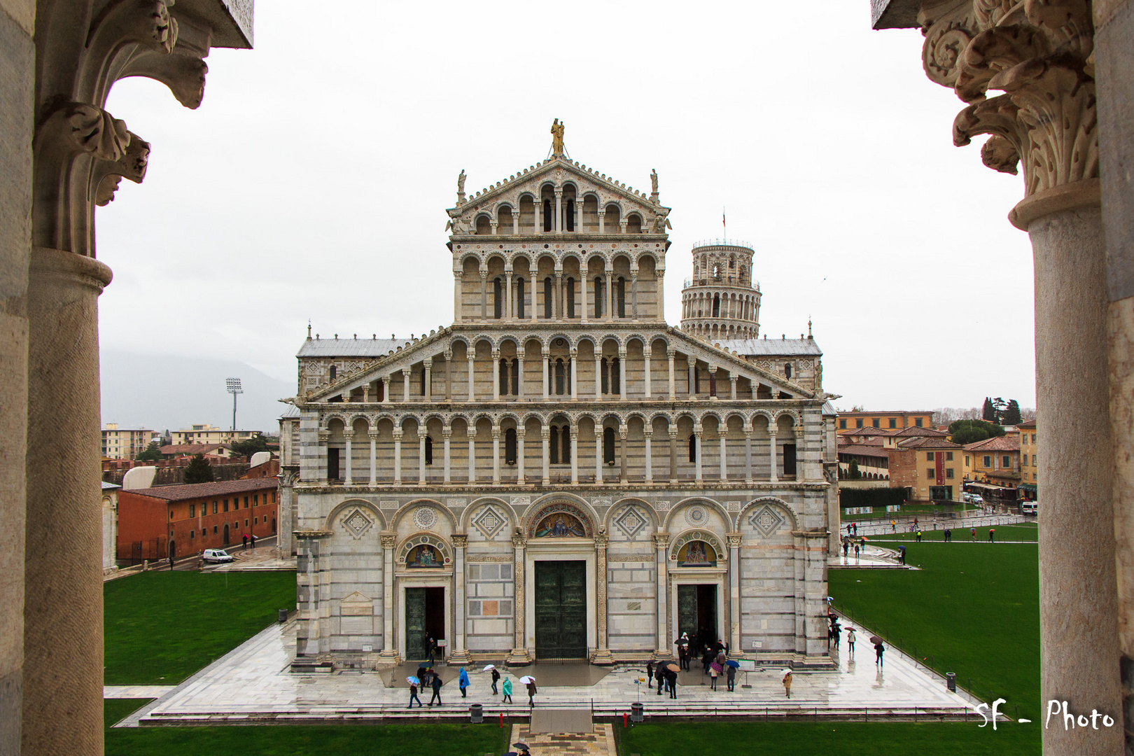 Pisa im Regen