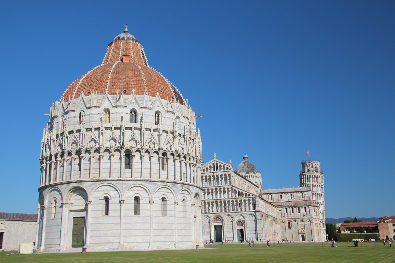 Pisa Kathedrale und Schiefer Turm