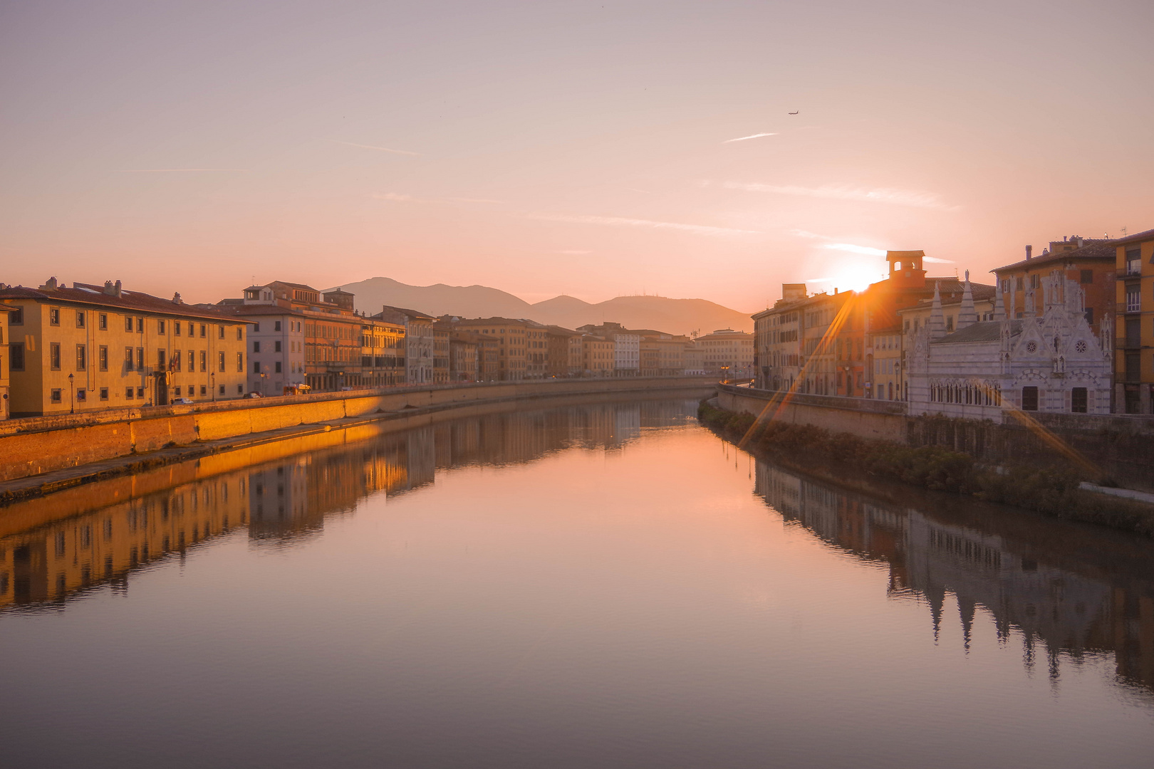 PISA - LUNGARNO ALL'ALBA