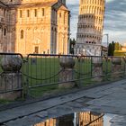 Pisa - Schiefer Turm im Abendlicht