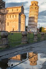 Pisa - Schiefer Turm im Abendlicht