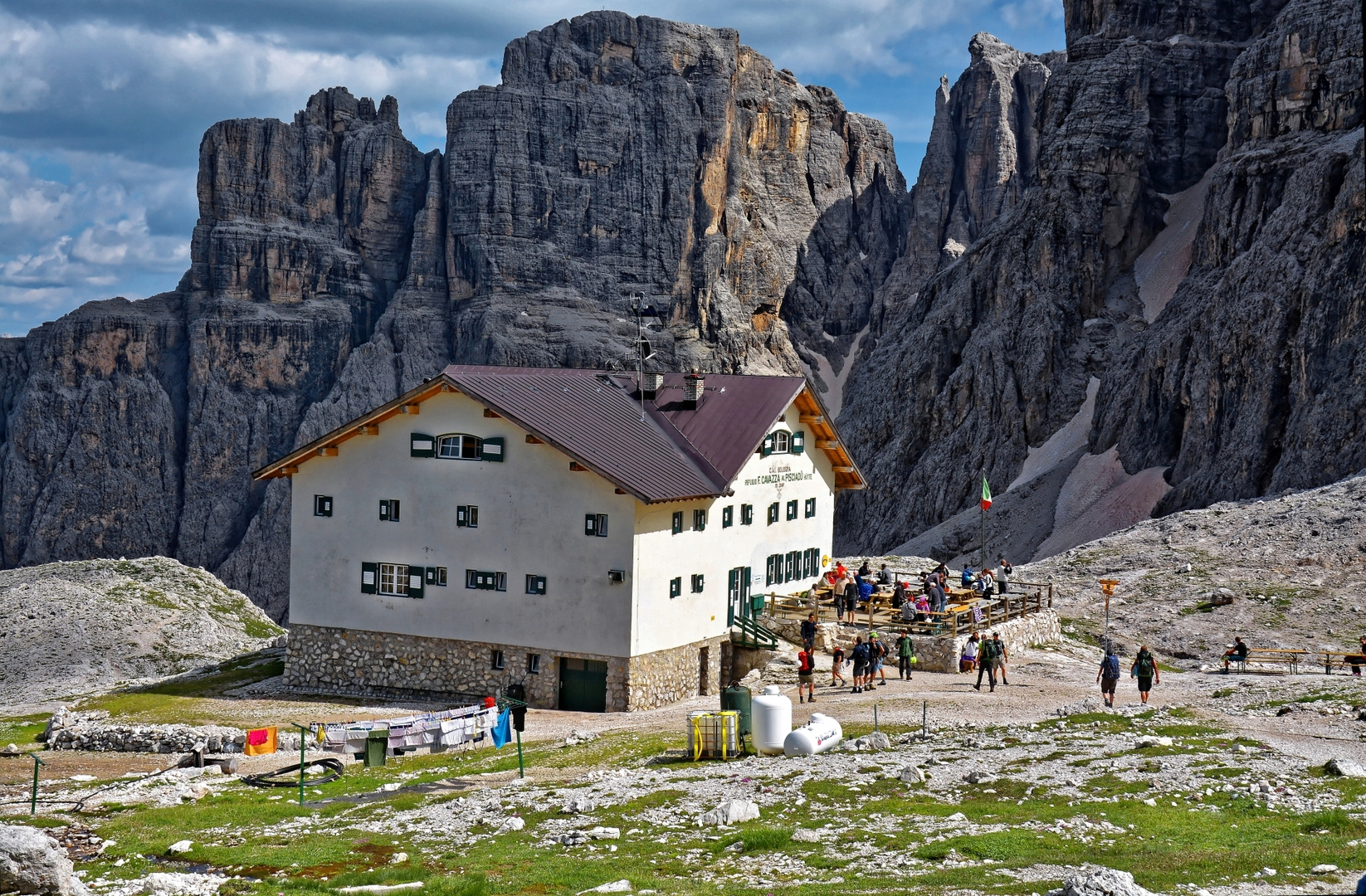 Pisciadù Hütte 2585 m Sellagruppe Südtirol pic.1