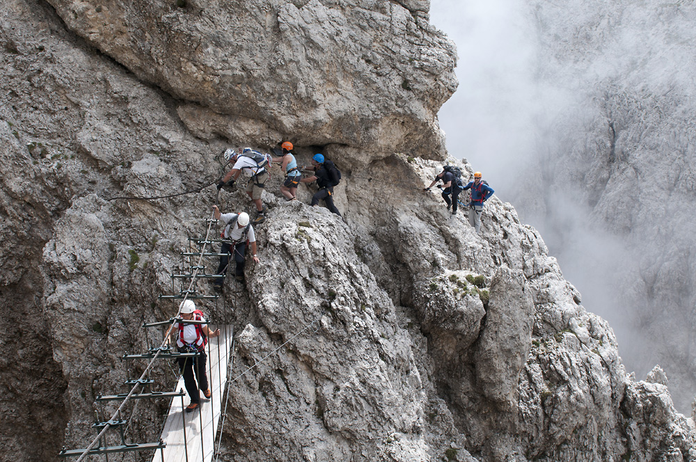... Pisciadù Klettersteig - Dolomiten ...
