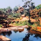 Piscine aménagée dans une rivière près de Kindia