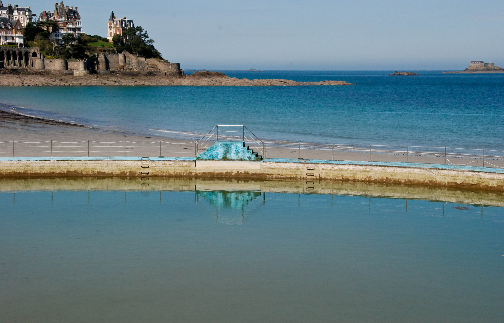 Piscine d'eau de mer