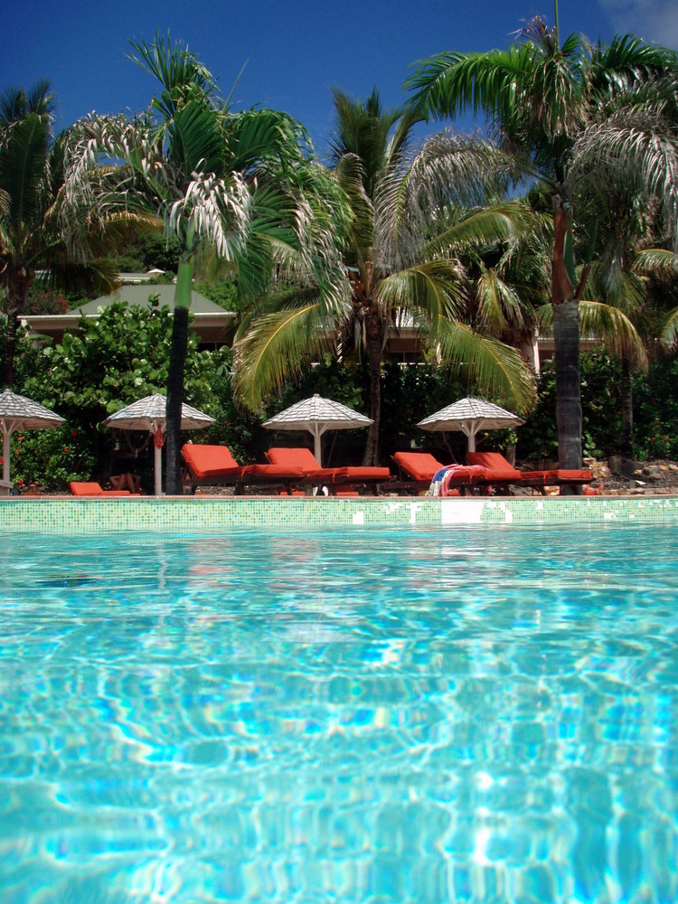 piscine du Cristopher hotel sofitel Saint Barth