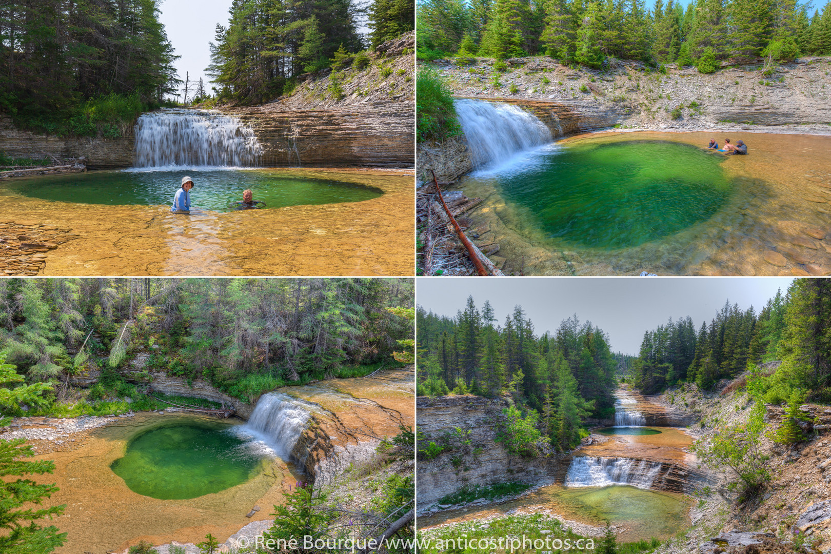 Piscine naturelle- rivière Patate Anticosti