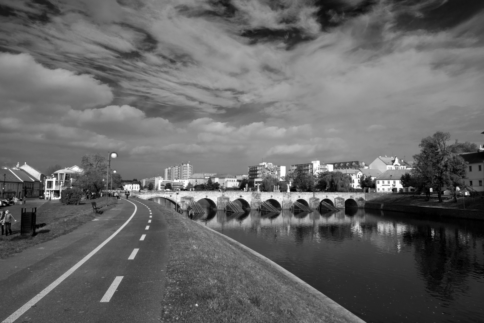 Pisek - Czech Republic  - Octobre impression of "Kamenny Most"