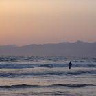 Pismo Beach - Angler im Meer