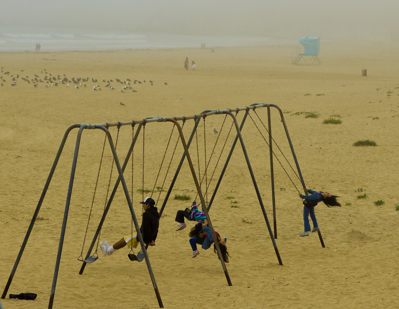 Pismo Beach..leicht neblig, wen störts?