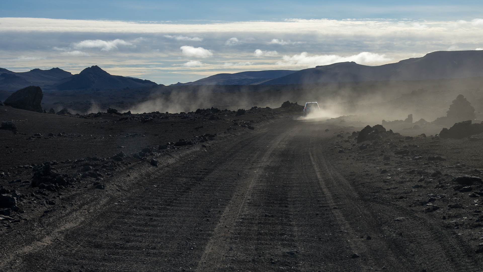 Piste F 225 nach Landmannalaugar