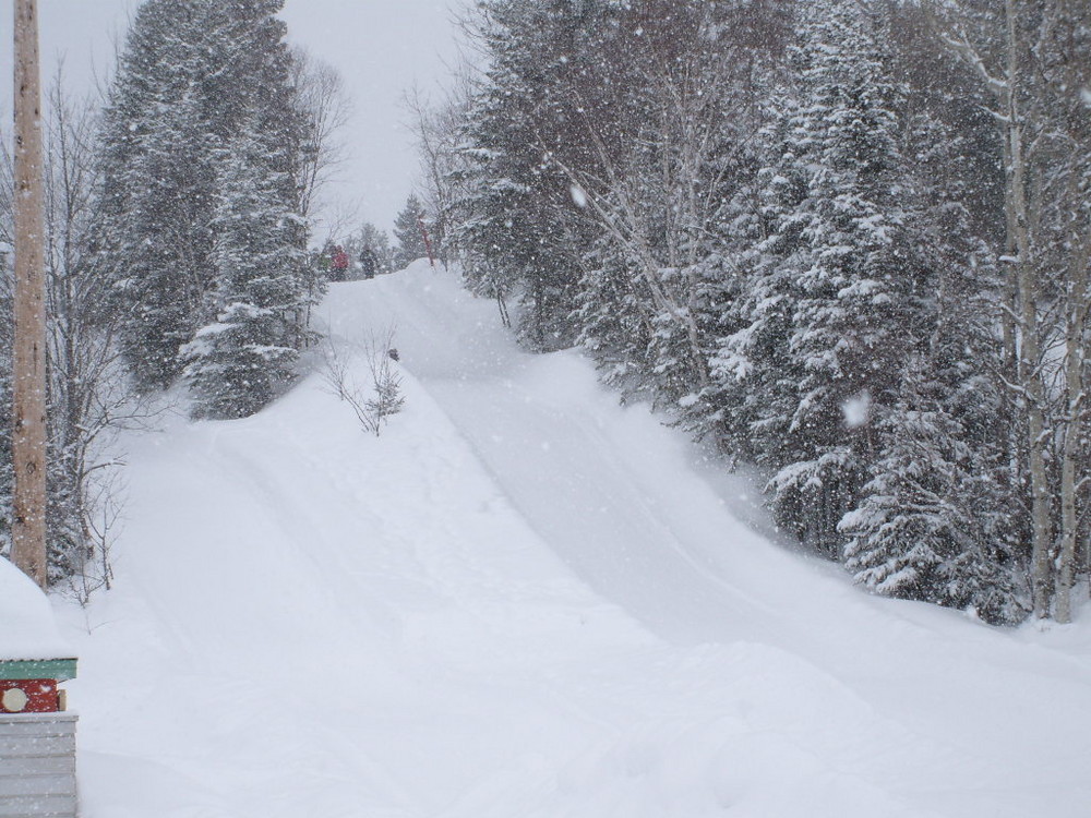 piste zum runterschlitteln