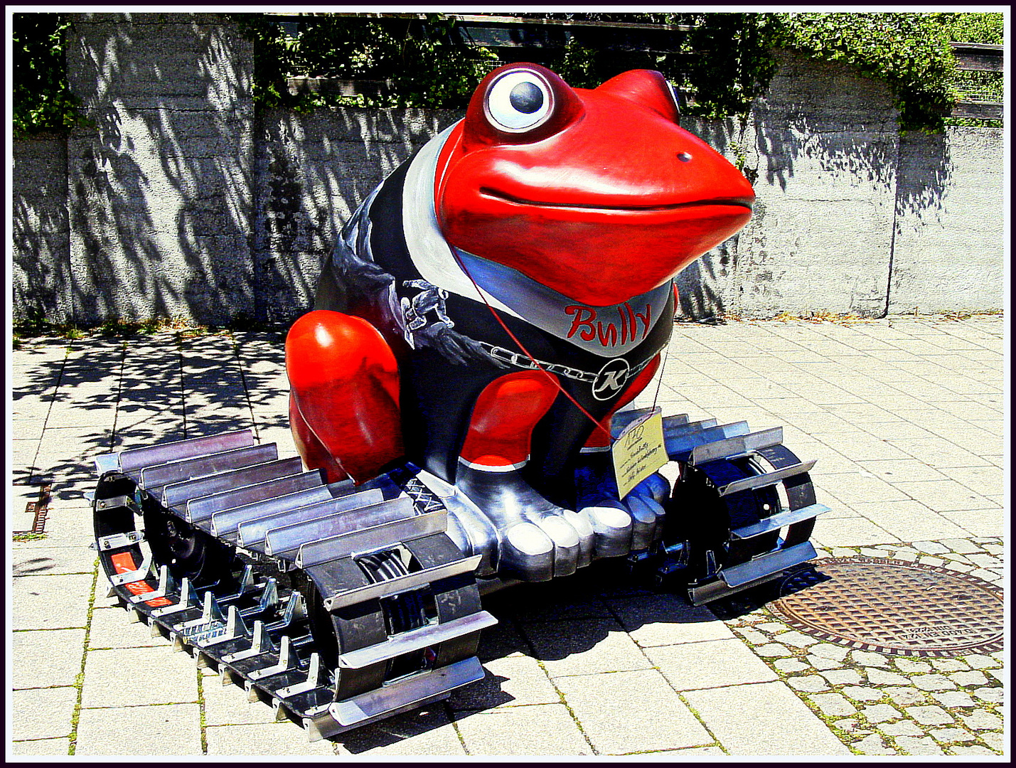 pistenbully bei laupheimer froschparade