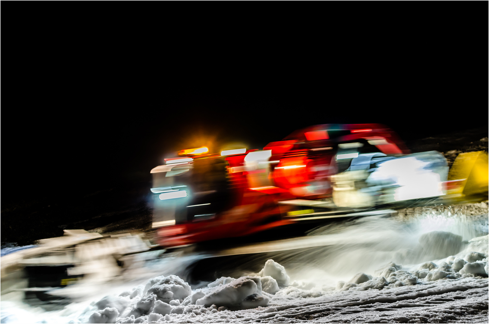 Pistenbully im Einsatz