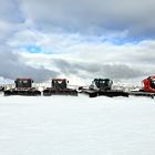 Pistenbully-Parade Schönjoch in Fiss/Tirol