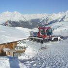 Pistenraupe auf dem Speikboden (Südtirol / Italien)