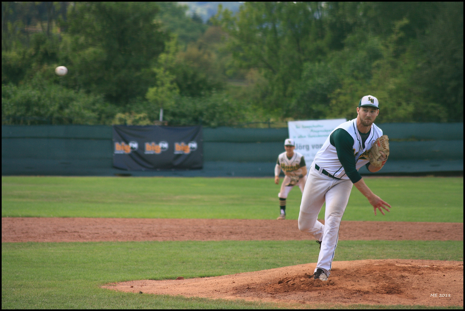 Pitcher der Saarlouis Hornets...