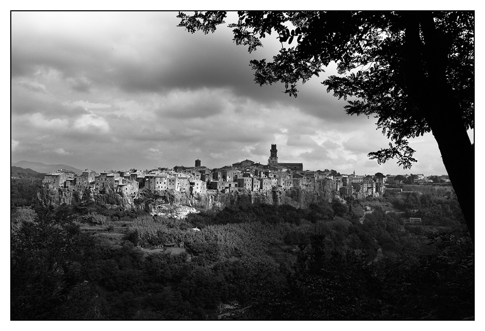 Pitigliano - Blick von Madonna delle Grazie aus...