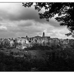 Pitigliano - Blick von Madonna delle Grazie aus...