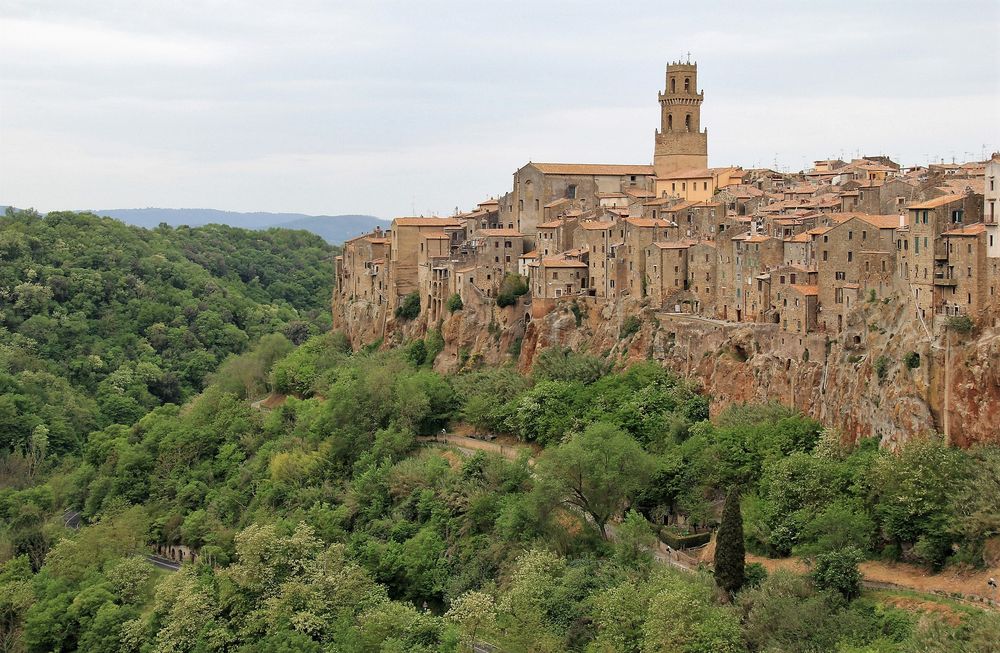 Pitigliano im Frühling 