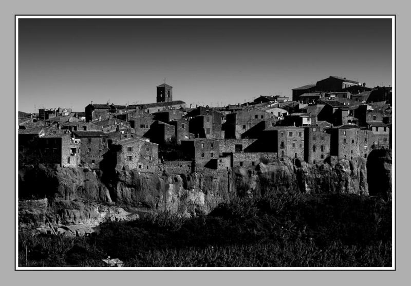 Pitigliano in der Toskana