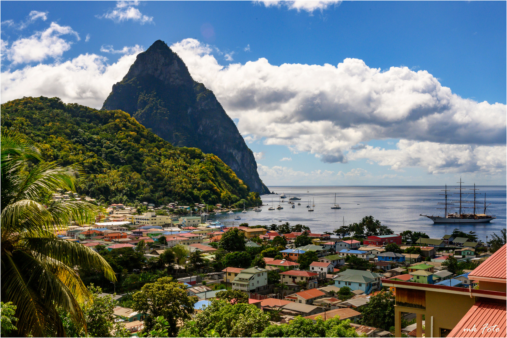 Piton auf St. Lucia Foto & Bild world, meer, berg Bilder auf