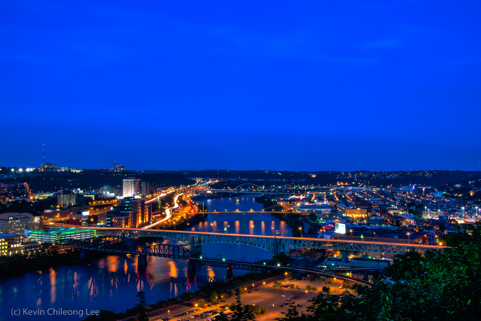 Pittsburg bei Nacht