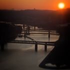 Pittsburgh, City of Bridges at Sunrise