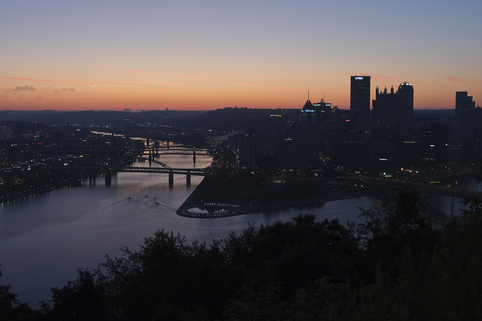 Pittsburgh Downtown at Sunrise