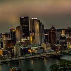 Pittsburgh in der Dämmerung