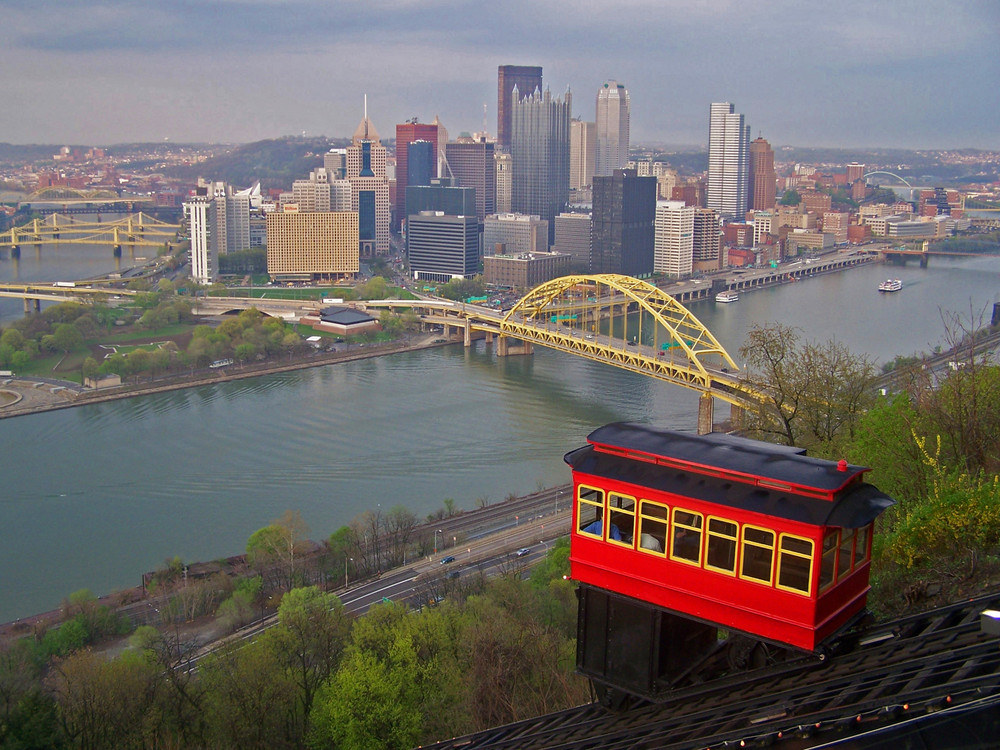 Pittsburgh PA, Duquesne Incline photo & image north america, united
