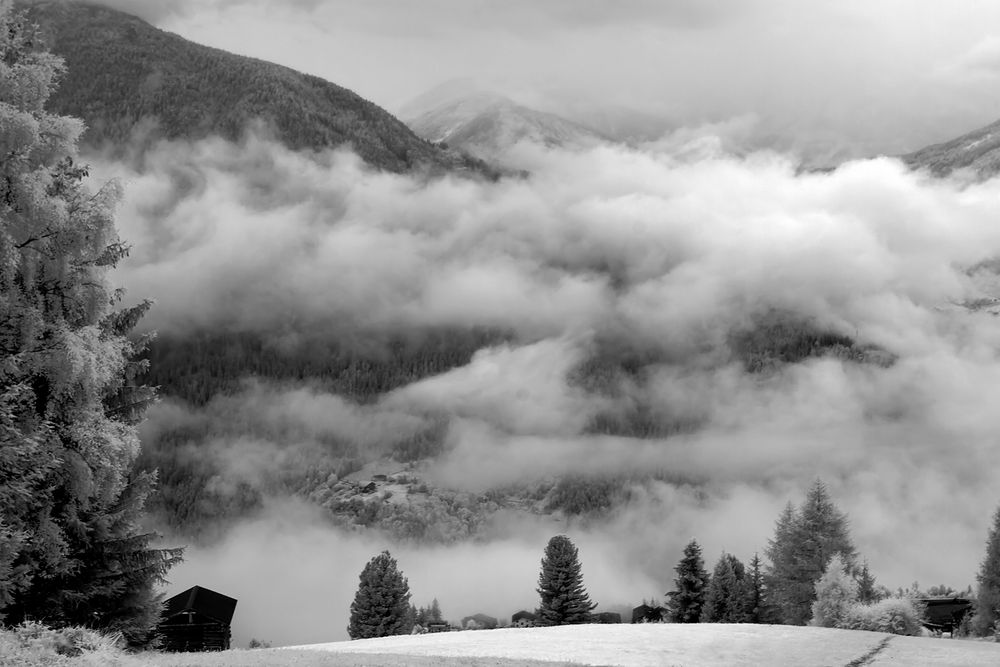 Pitztal im Infrarot.