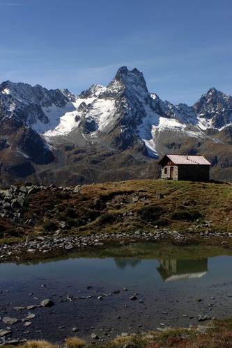 Pitztaler Alpen - Luibisalm im Hintergrund die Rofelewand