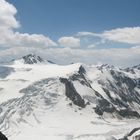 Pitztaler Gletscher mit der Wildspitze