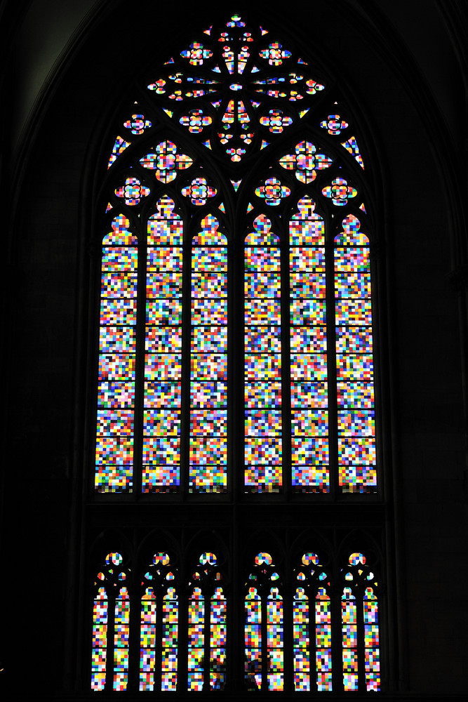 Pixel in Kirchenfenster