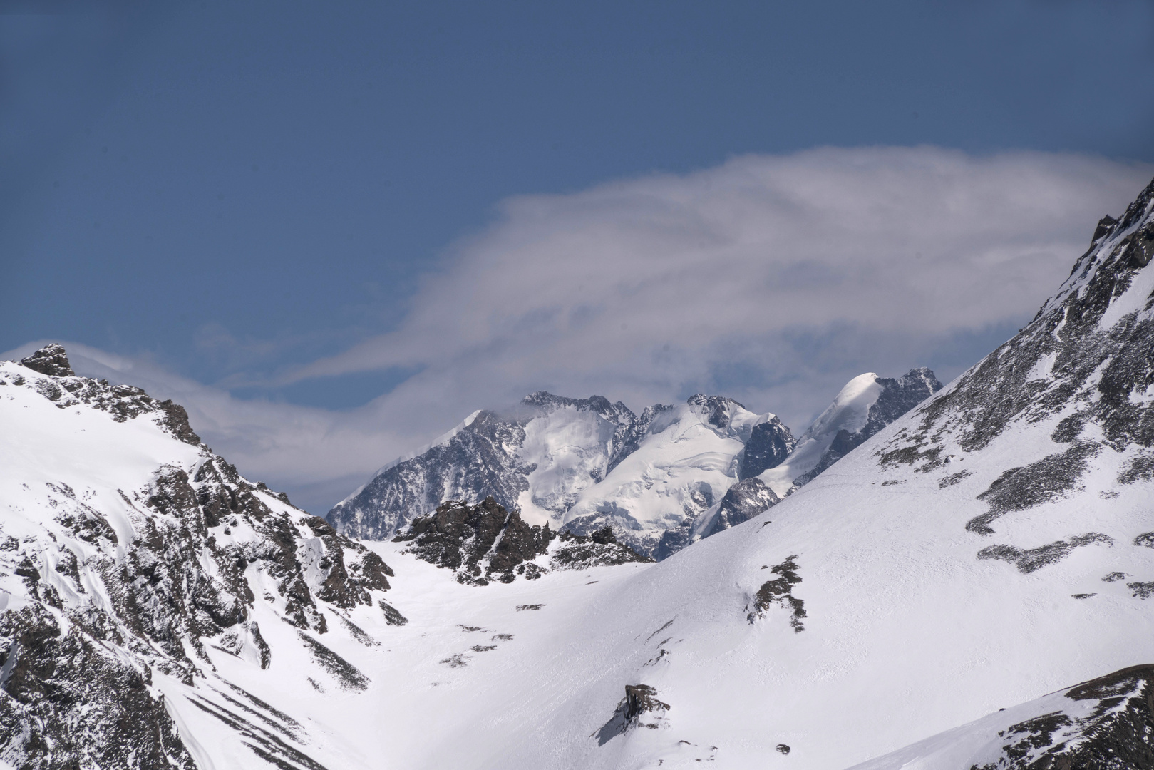 Piz Bernina vom Piotjoch