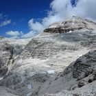 Piz Boè 3.152 mt, vetta del massiccio dolomitico del Gruppo Sella.