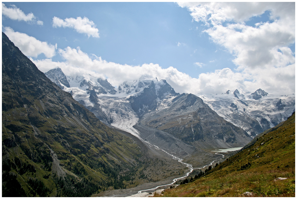 Piz Morteratsch-Piz Bernina-Piz Roseg