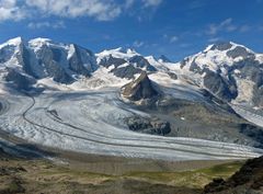 Piz, Palü, Belavista und Piz Bernina